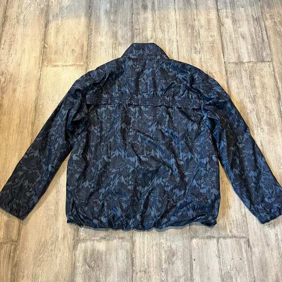 Athleta Sightseer Lace Jacket, Blue/Black, size Large - Picture 8 of 10